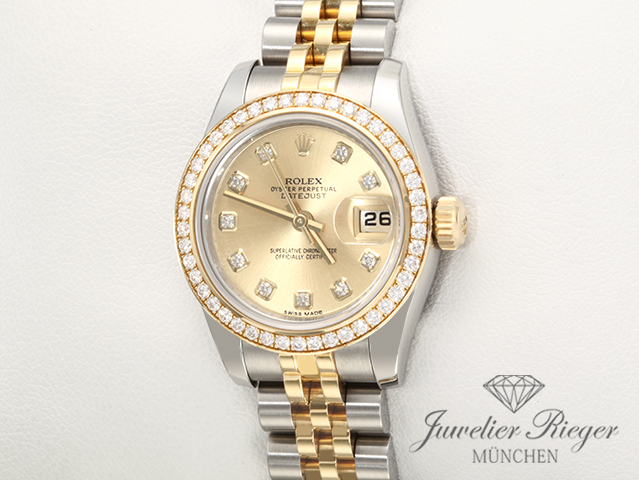Bild 3 der Galerie: Rolex Lady Datejust 179383 Stahl Gelbgold 750 2012 Diamanten Automatik Gold
