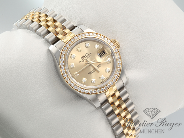 Bild 2 der Galerie: Rolex Lady Datejust 179383 Stahl Gelbgold 750 2012 Diamanten Automatik Gold