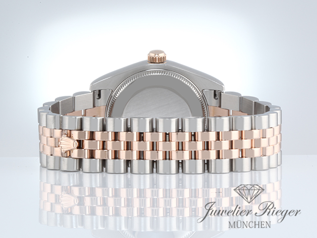 Bild 6 der Galerie: Rolex Datejust 31 mm 178271 2013 Stahl Rosegold 750 Perlmutt Diamanten Gold