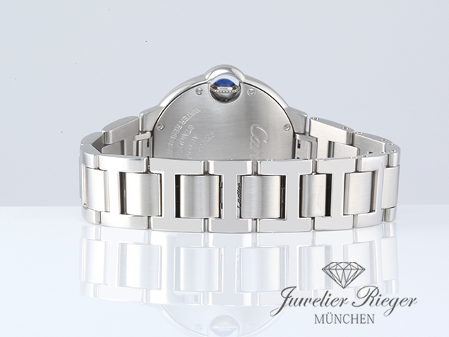 Bild 6 der Galerie: Cartier Ballon Bleu 33 mm Edelstahl Diamanten 2020 W4BB0021 Stahl