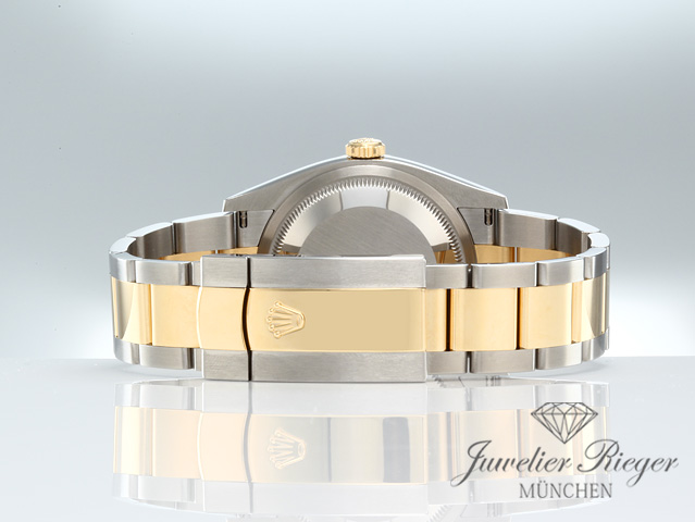 Bild 6 der Galerie: Rolex Datejust 36 126233 2025 Edelstahl Gelbgold 750 Diamanten Automatik Gold