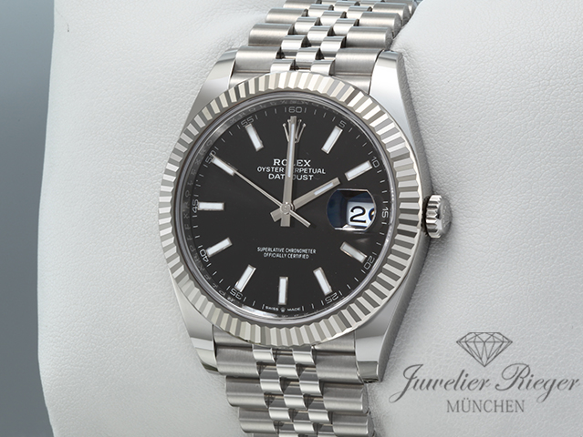Bild 2 der Galerie: Rolex Datejust 41 126334 2024 Stahl Weissgold 750 Automatik Gold
