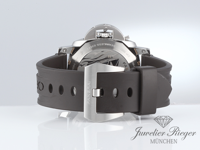 Bild 6 der Galerie: Panerai Luminor 1950 PCYC Flyback PAM00653 2018 Chronograph Edelstahl Leder Stahl