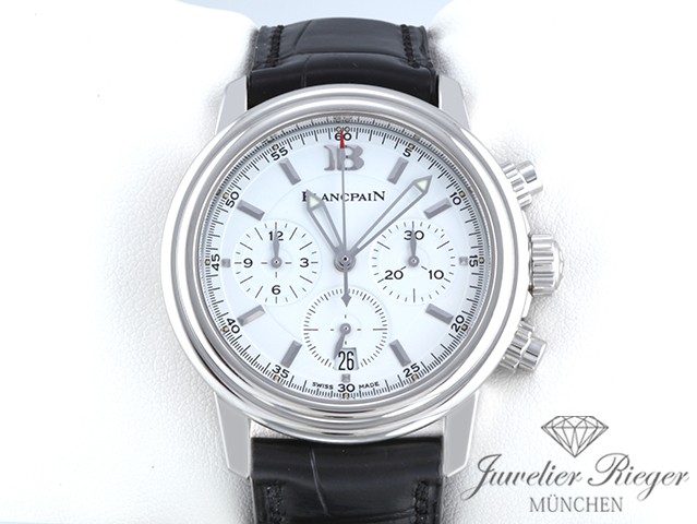Bild 1 der Galerie: Blancpain Leman Chronograph 2185 38 mm Edelstahl 750 Automatik Blancpain-Service 2026