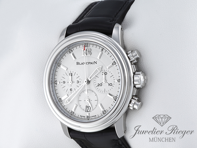 Bild 2 der Galerie: Blancpain Leman Chronograph 2185 38 mm Edelstahl 750 Automatik Blancpain-Service 2026