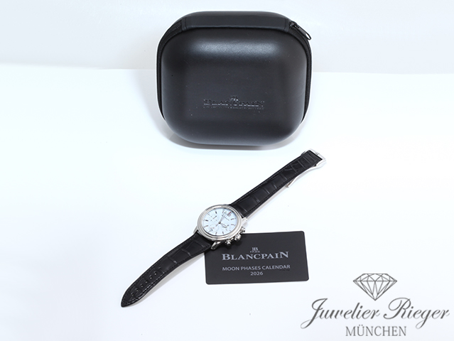 Bild 7 der Galerie: Blancpain Leman Chronograph 2185 38 mm Edelstahl 750 Automatik Blancpain-Service 2026