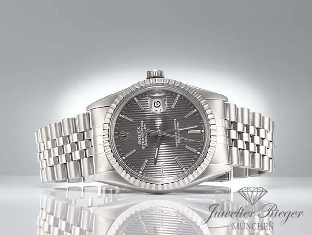 Bild 4 der Galerie: Rolex Datejust 36 mm 16030 Edelstahl 1984 LC100 Automatik Date Just Stahl