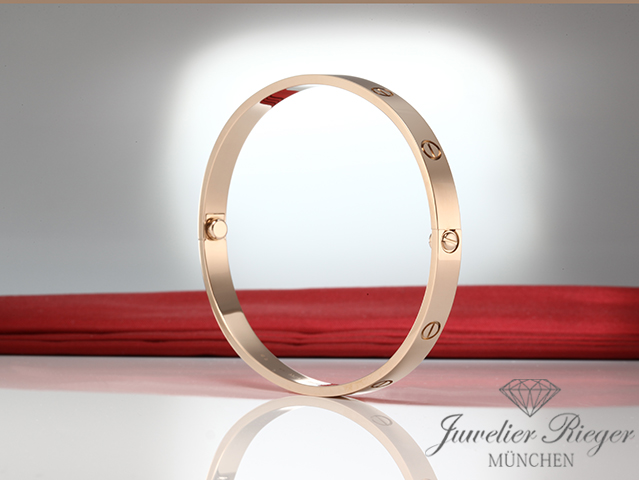 Bild 4 der Galerie: Ungetragen Cartier Armreif Love Rosegold 750 Größe 21 2023 Gold Herren