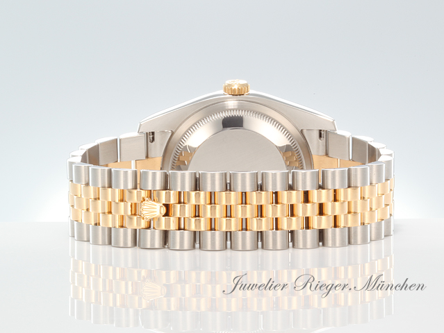 Bild 6 der Galerie: Rolex Datejust 36 mm 116243 2015 Stahl Gelbgold 750 Diamanten Automatik Gold