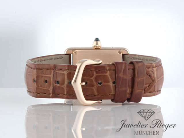 Bild 6 der Galerie: Cartier Tank Louis Kleines Modell Rosegold 750 2020 WGTA0010 Handaufzug Gold