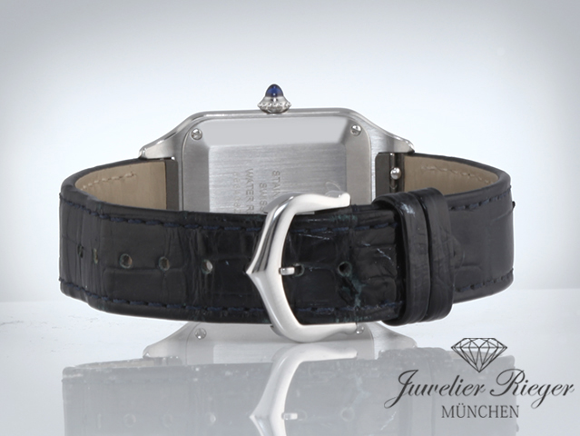 Bild 5 der Galerie: Cartier Santos Dumont kleines Modell Edelstahl 2020 WSSA0023 Stahl