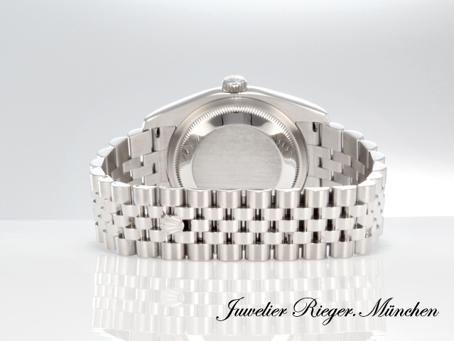 Bild 6 der Galerie: Rolex Datejust 36 mm 116234 2012 Stahl Weissgold 750 Diamanten Automatik Gold