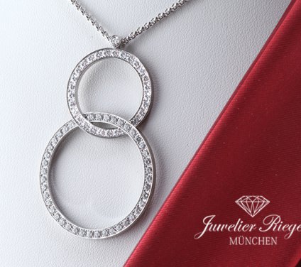 . Piaget Collier Possession Weissgold 750 Diamanten Brillanten Halskette Gold