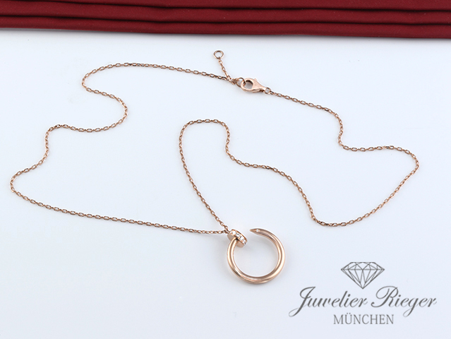 Bild 3 der Galerie: Cartier Collier Juste un Clou Rosegold 750 2018 Diamanten B7224887 Gold Kette