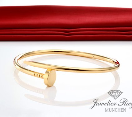 . Cartier Armreif Juste un Clou Gelbgold 750 Größe 16 2016 Gold Damen