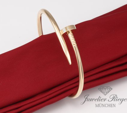 . Cartier Armreif Juste un Clou Gelbgold 750 Größe 17 2018 Gold Damen