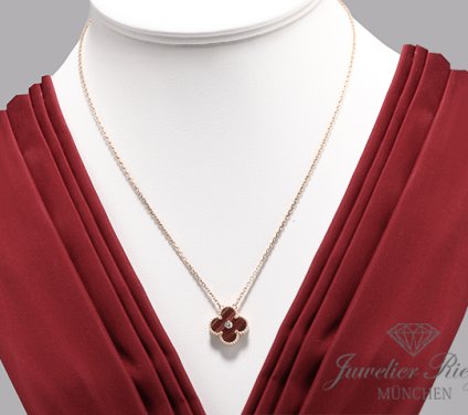 . Van Cleef & Arpels Collier Vintage Alhambra Rosegold 750 Holiday Edition 2017