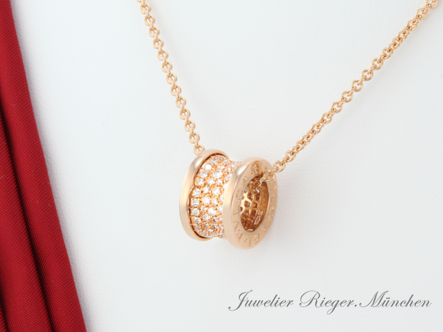 Bild 1 der Galerie: Bulgari Collier B-Zero 1 Rosegold 750 Diamanten Brillanten 2018 348035 Gold