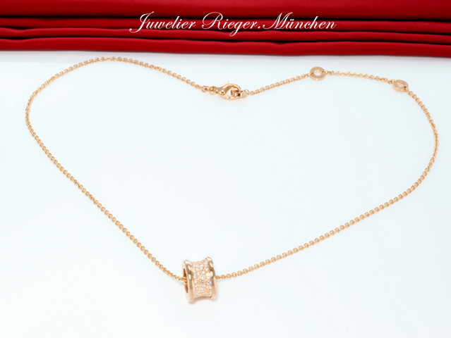 Bild 5 der Galerie: Bulgari Collier B-Zero 1 Rosegold 750 Diamanten Brillanten 2018 348035 Gold