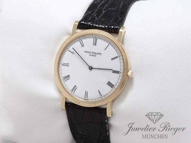 Bild 2 der Galerie: Patek Philippe Calatrava 3520D 1994 Gelbgold 750 Handaufzug Gold