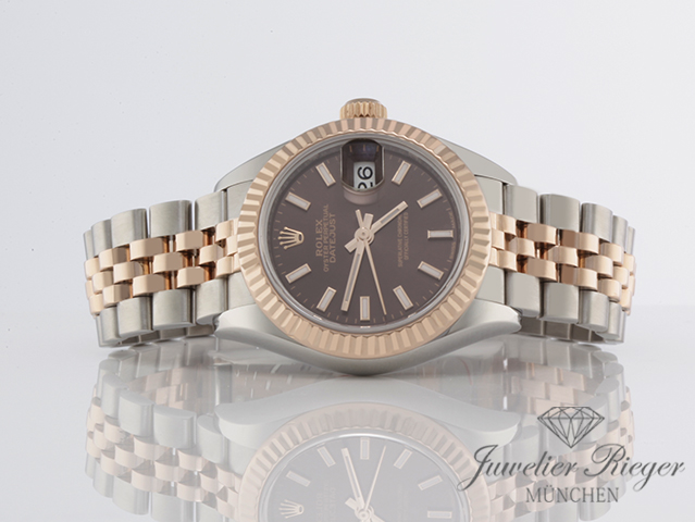 Bild 4 der Galerie: Rolex Lady Datejust 28 279171 Edelstahl Rosegold 750 Automatik Gold