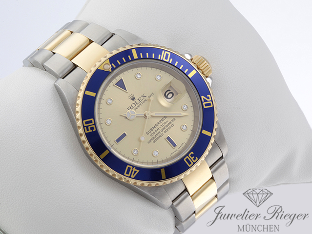 Bild 3 der Galerie: Rolex Submariner 16613 T Sultan 2010 Stahl Gelbgold 750 Automatik Gold