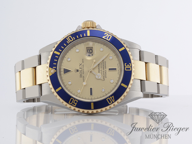 Bild 4 der Galerie: Rolex Submariner 16613 T Sultan 2010 Stahl Gelbgold 750 Automatik Gold