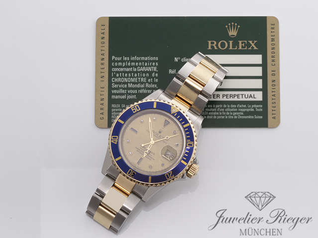 Bild 7 der Galerie: Rolex Submariner 16613 T Sultan 2010 Stahl Gelbgold 750 Automatik Gold