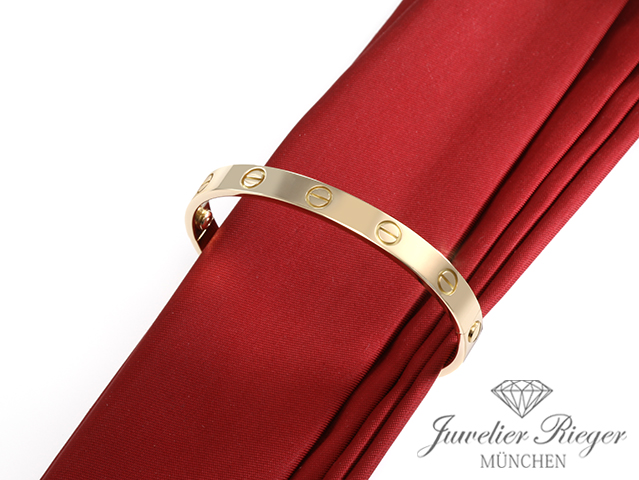Bild 2 der Galerie: Cartier Armreif Love Gelbgold 750 Größe 20 Gold Damen Herren Armband