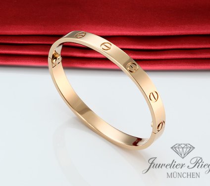 . Cartier Armreif Love Rosegold 750 Größe 18 2019 Gold Damen Armband