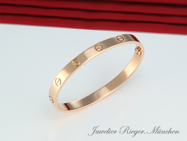 Bild 4 der Galerie: Cartier Armreif Love Rosegold 750 Größe 17 2013 Gold Damen Armband