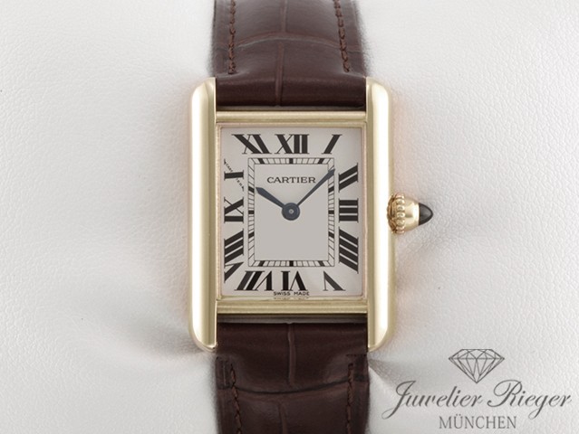 Bild 1 der Galerie: Cartier Tank Louis Kleines Modell Gelbgold 750 2013 W1529856 Gold Damen