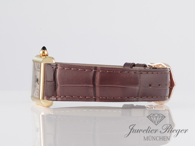 Bild 5 der Galerie: Cartier Tank Louis Kleines Modell Gelbgold 750 2013 W1529856 Gold Damen