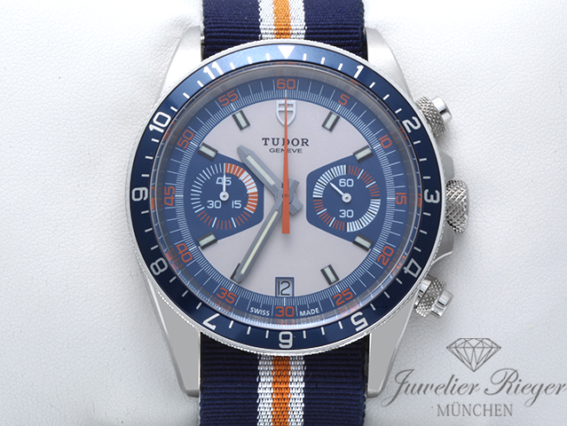 Tudor Heritage Chrono Blue 70330B 2022 Edelstahl Automatik Stahl Chronograph Tudor Heritage Chrono Blue 70330B 2022 Edelstahl Automatik Stahl Chronograph