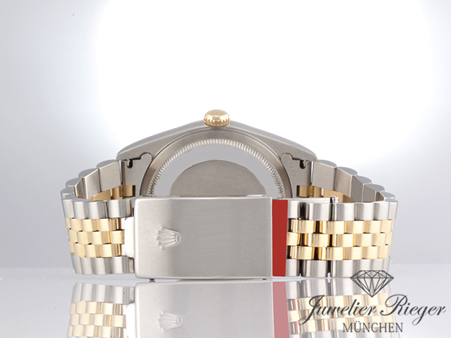 Bild 6 der Galerie: Rolex Datejust 36 mm 16233 2002 Stahl Gelbgold 750 Diamanten Automatik