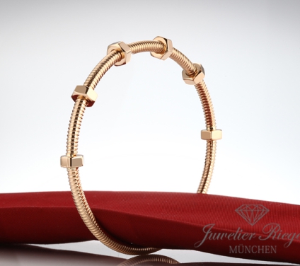 . Cartier Armreif Ecrou Rosegold 750 Größe 18 2018 B6049518 Gold Armband