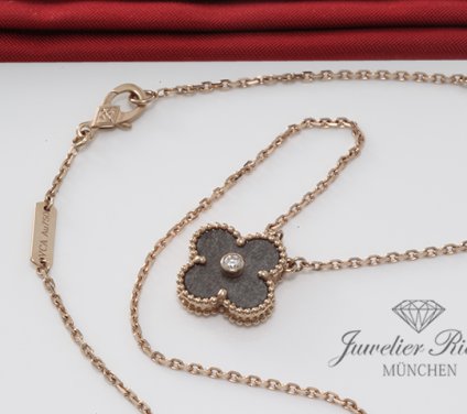 . Van Cleef & Arpels Collier Vintage Alhambra Rosegold 750 Holiday Edition 2023