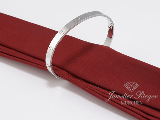 Bild 3 der Galerie: Cartier Armreif Love Weissgold 750 Größe 19 2010 Gold Herren Damen Armband