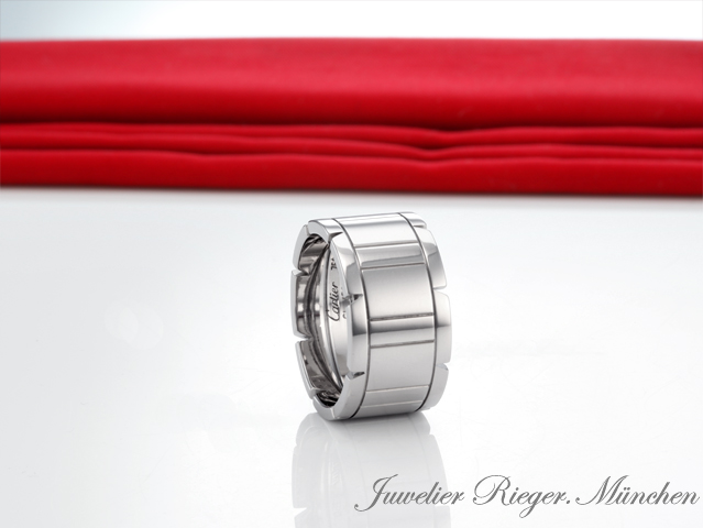 Bild 3 der Galerie: Cartier Ring Tank Francaise Weissgold 750 Größe 60 Gold Damen Herren