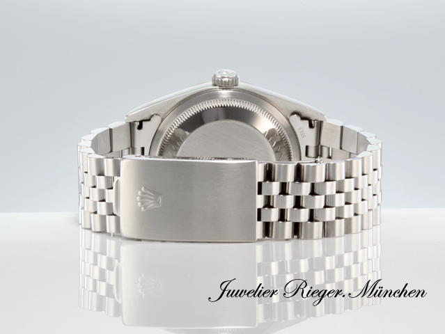 Bild 6 der Galerie: Rolex Datejust 36 mm 16234 1998 Stahl Weissgold 750 Diamanten Automatik