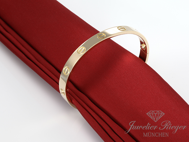 Bild 2 der Galerie: Cartier Armreif Love Gelbgold 750 Größe 17 Gold Damen Herren Armband