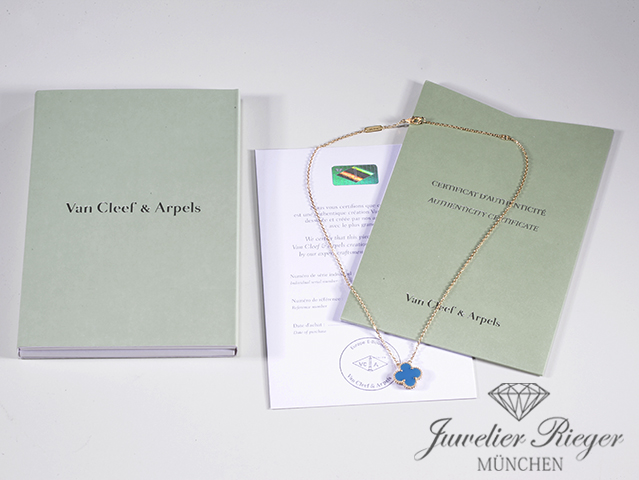 Bild 6 der Galerie: Van Cleef & Arpels Collier Vintage Alhambra Gelbgold 750 Achat 2024 VCARP9SY00