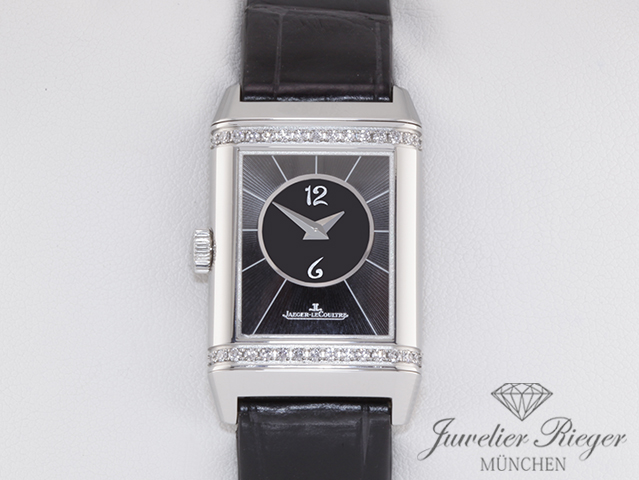 Jaeger Le Coultre Reverso Classic Small Duetto Q2668430 2016 Stahl Diamanten