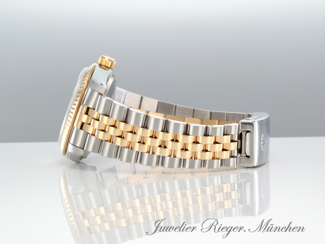 Bild 5 der Galerie: Rolex Medium Datejust Stahl Gelbgold 750 Diamanten LC100 Automatik Gold Stahl